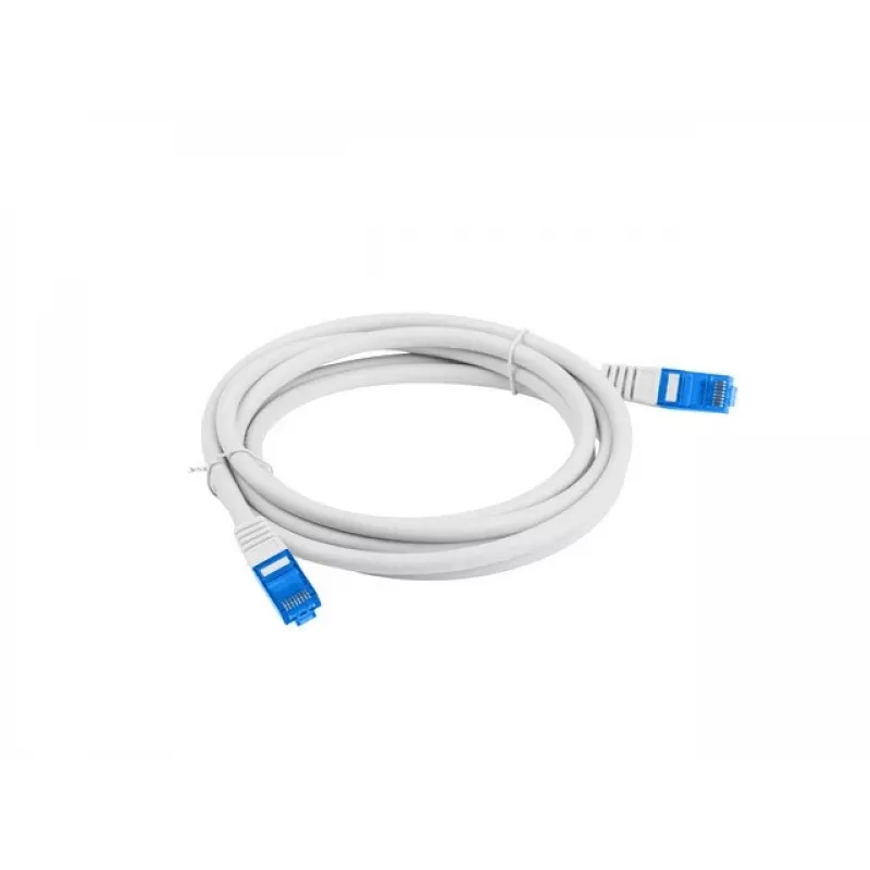 Kabel sieciowy LANBERG Cat6a S/FTP PCF6A-10CC-0100-S, 1 m, RJ-45, szary, LSZH, 500 MHz