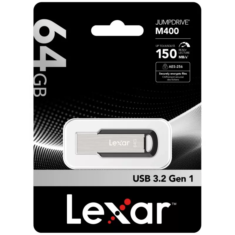 Pamięć flash USB Lexar 64 GB USB Typ-A 3.2 Gen 1 JumpDrive M400