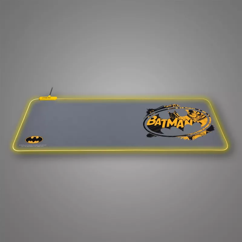 FR-TEC BATPCMPAD Podkładka pod mysz Gamingowa Czarno-Szaro-Żółta (BATPCMPAD)