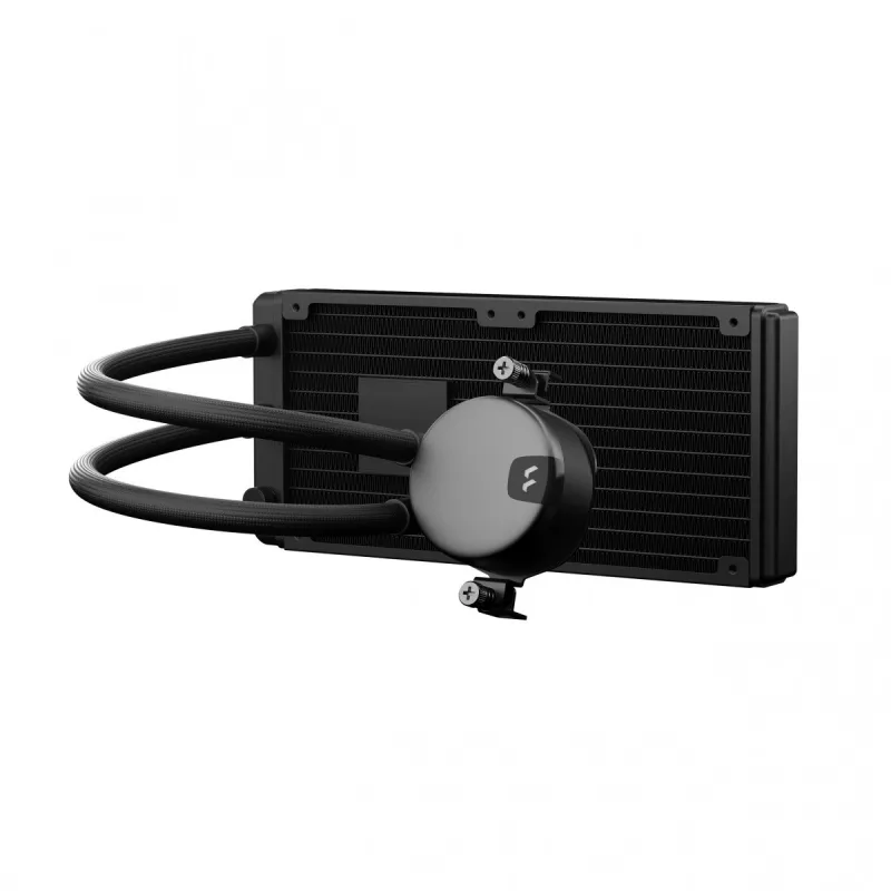 Chłodzenie cieczą All-in-One Fractal Design Lumen S24 v2 RGB — chłodnica 240 mm, wentylatory RGB 120 mm, czarny