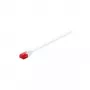 Wentronic Goobay CAT 6 cienki-kabel krosowy, U/UTP, biały, 0,15 m - materiał miedziany (71549)