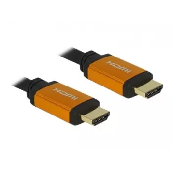 Kabel HDMI DeLOCK 85727 1m Typ A Męski-Męski Czarny-Złoty