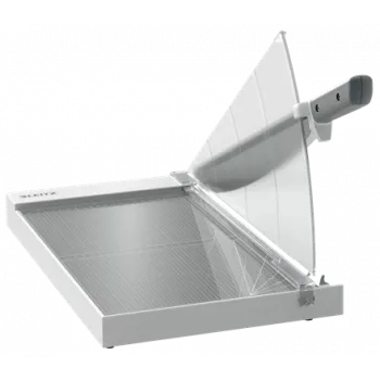 Leitz Precision Office Paper Cutter A4+, 15 arkuszy, ręczny docisk, stal nierdzewna, A4 Maxi, 80 g/m², szkło