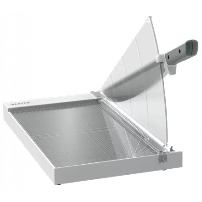 Leitz Precision Office Paper Cutter A4+, 15 arkuszy, ręczny docisk, stal nierdzewna, A4 Maxi, 80 g/m², szkło