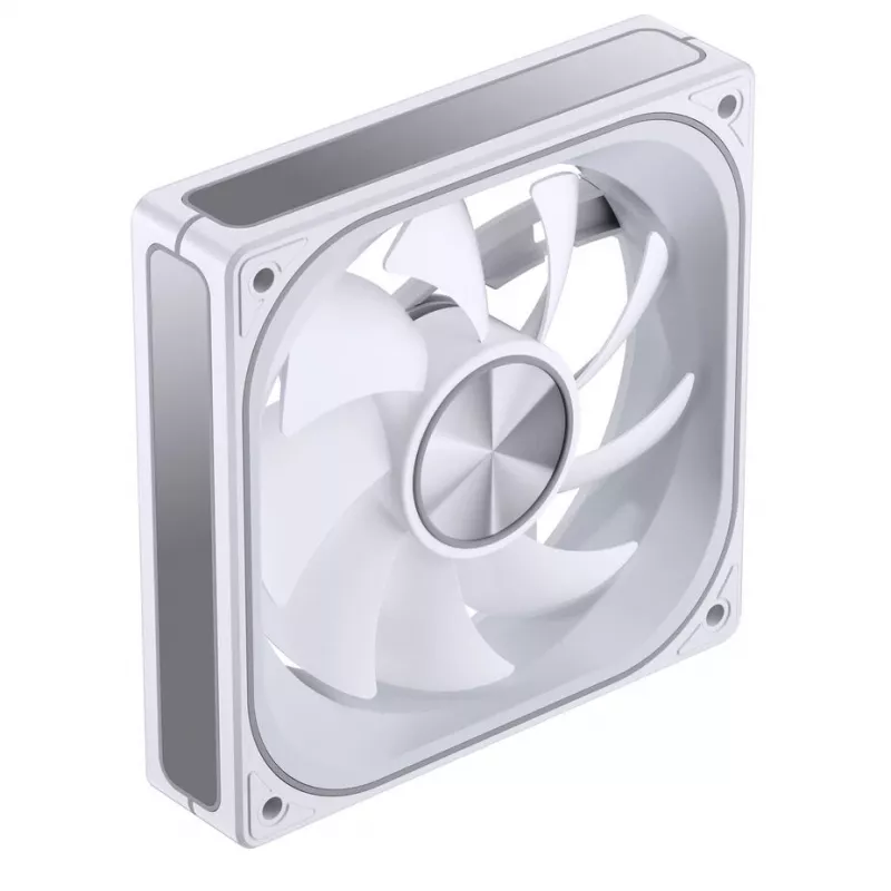 Wentylator chłodzący 120mm PWM ARGB Jonsbo ZA-120 biały — model ZA-120W, sterowanie PWM, podświetlenie ARGB
