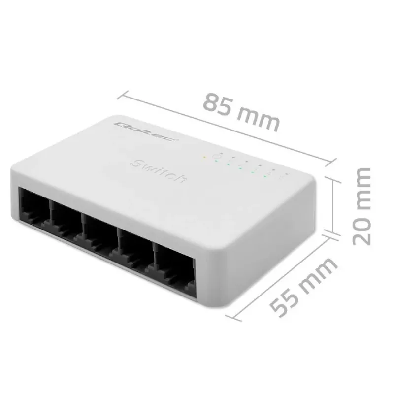 Przełącznik sieciowy 5xRJ45 100Mbps LAN