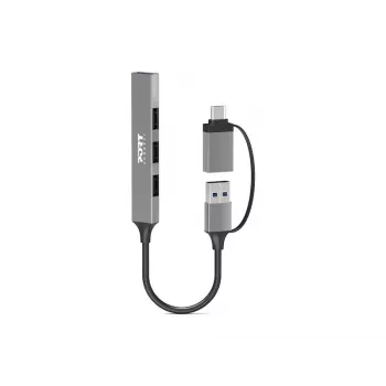 PORT CONNECT | HUB USB-C/USB-A 4 porty USB-A 3.0 5Gbps | 900160