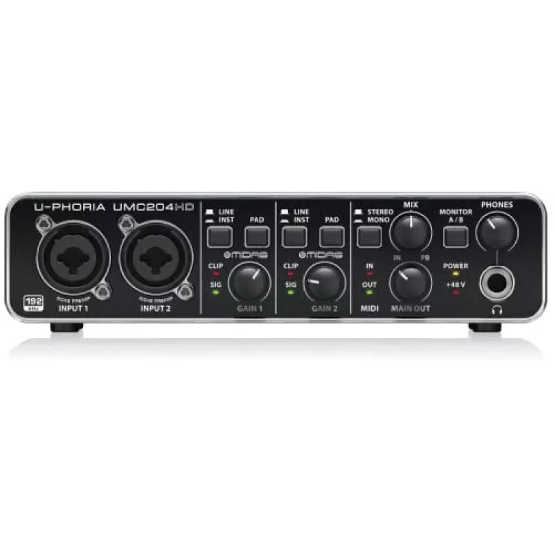 Behringer UMC204HD dodatkowy sprzęt muzyczny
