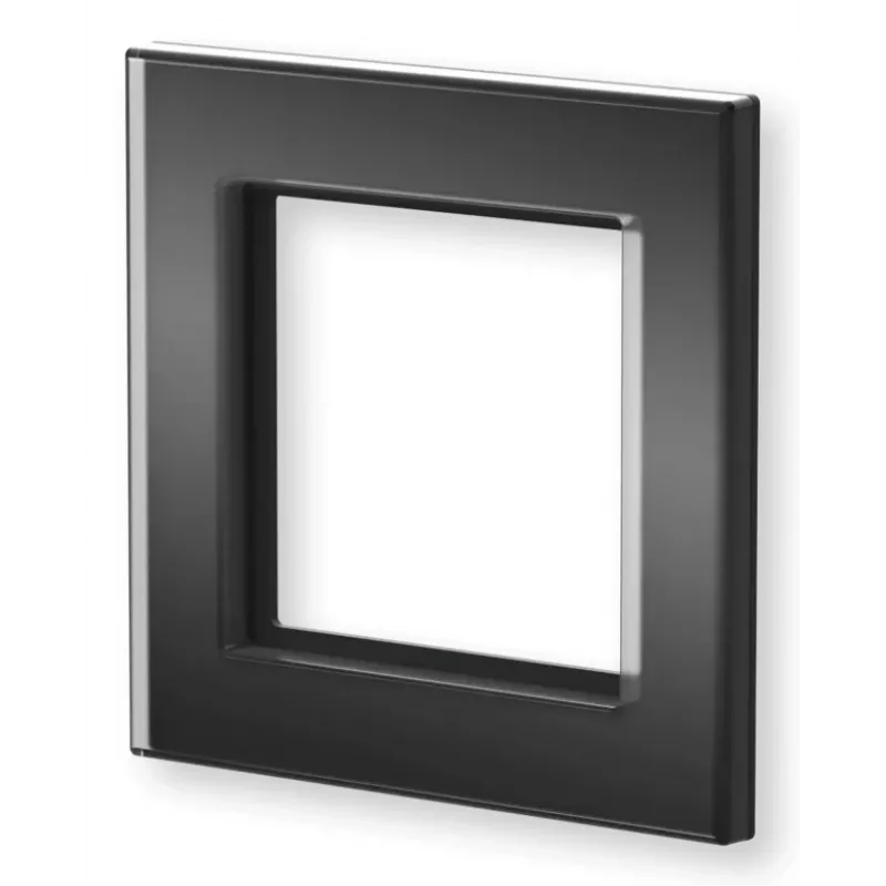eQ-3 Homematic IP szklana ramka 1-krotna, czarny (162148A1)