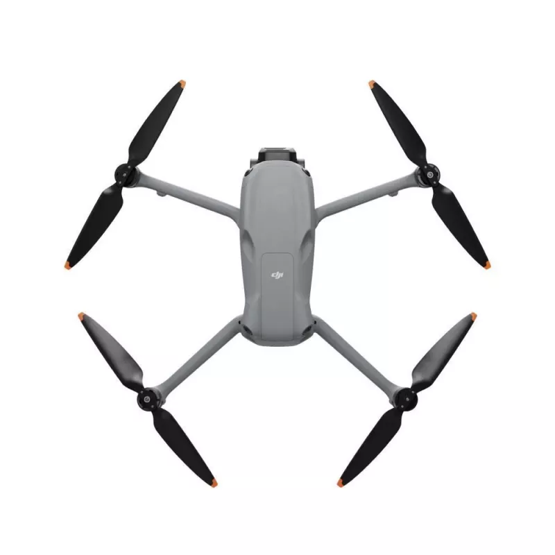 Quadcopter DJI Air 3s — dron 4-śmigłowy, kamera 50 MP, wideo 3840×2160, 27 m/s, zasięg 32 000 m, bateria 4276 mAh, 42 GB pamięć wewnętrzna, szary