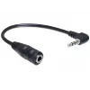 Kabel audio DeLOCK 65397 0,14 m wtyk 2,5 mm na gniazdo 3,5 mm czarny