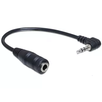 Kabel audio DeLOCK 65397 0,14 m wtyk 2,5 mm na gniazdo 3,5 mm czarny