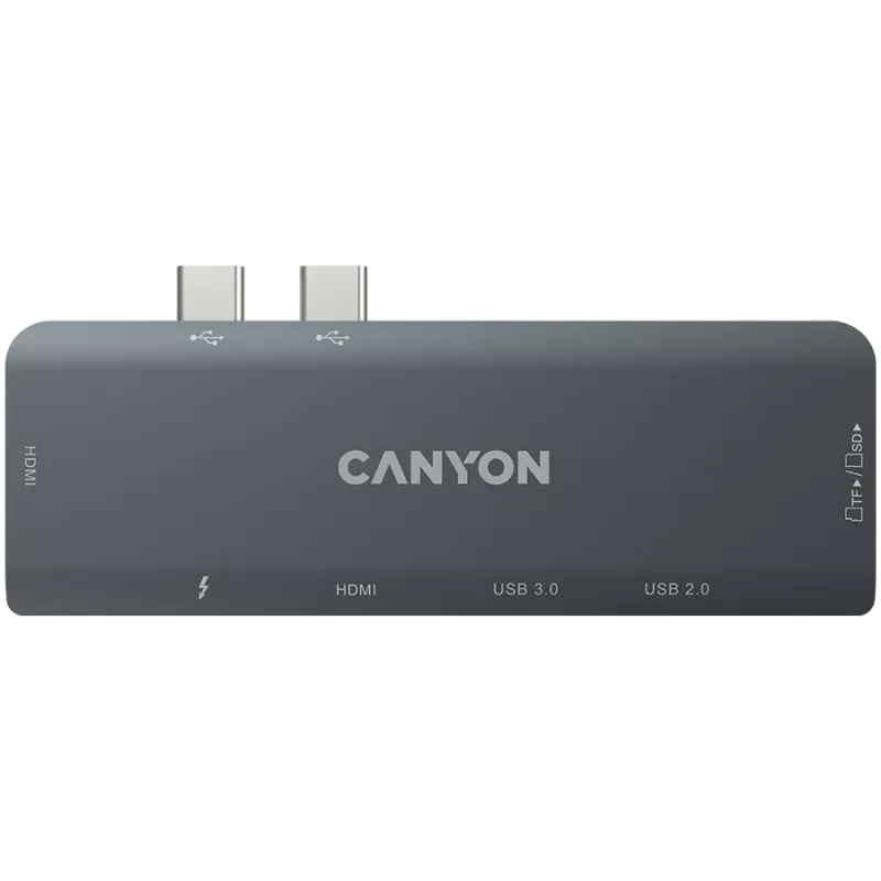 Canyon DS-5 USB 2.0 Type-C Szary Czytnik Kart SD 60 Hz