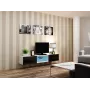Cama stojak TV VIGO GLASS 30/180/40 biały/czarny połysk