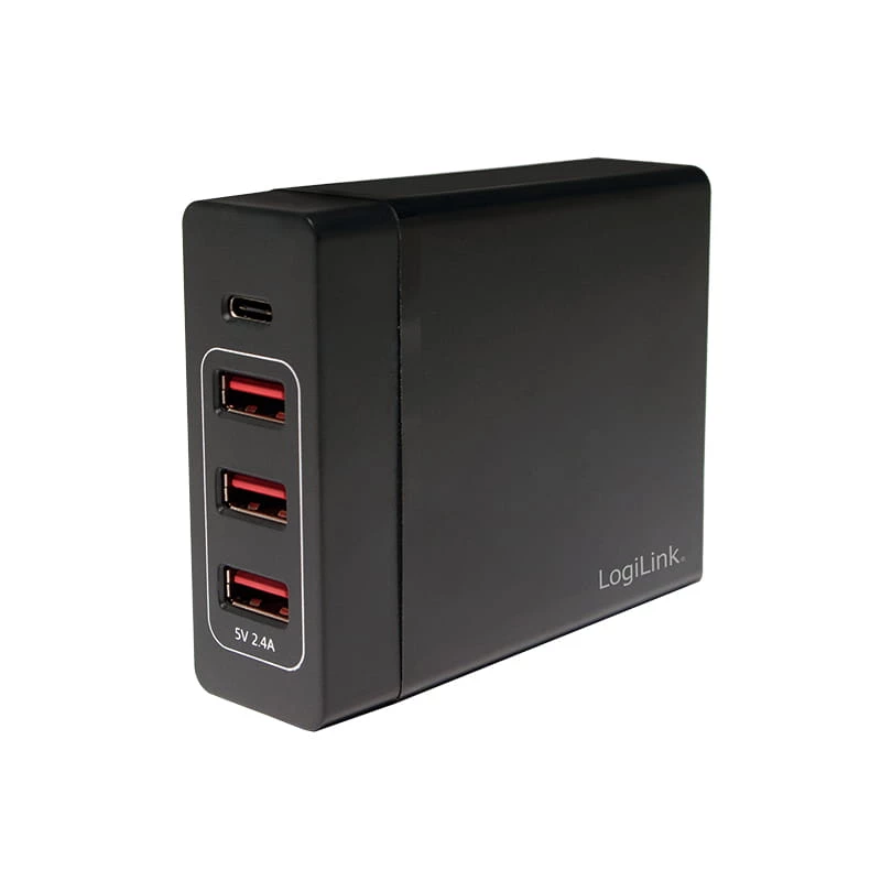 Ładowarka wewnętrzna LogiLink PA0122 Uniwersalna Czarna USB