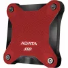Zewnętrzny SSD ADATA SD620 1 TB, przenośny USB 3.2 Gen 2 (Micro-USB B), prędkość odczytu 520 MB/s, prędkość zapisu 460 MB/s, odporny na wstrząsy, czerwony
