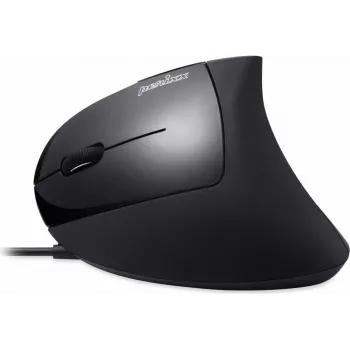 Perixx PERIMICE-513 L, Mysz ergonomiczna, dla leworęcznych, pionowa, czarna