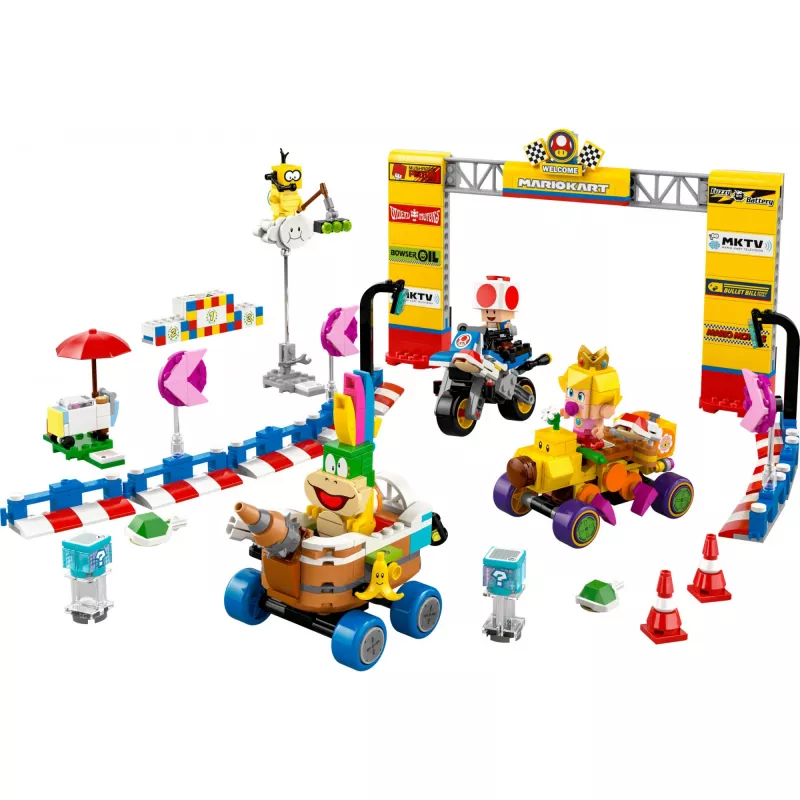 Klocki Mario Kart - Zestaw Baby Peach i Grand Prix