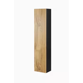 Cama pełna Szafka VIGO '180' 180/40/30 czarny/dąb wotan