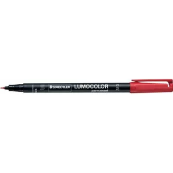 Marker permanentny z końcówką kulistą Staedtler 313-2 czerwony 10 szt.