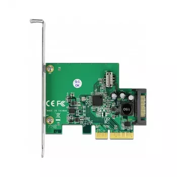 Karta DeLOCK PCI Express x4 na 1 wewnętrzny port USB 3.2 Gen 2 klucz B 20-pinowe gniazdo