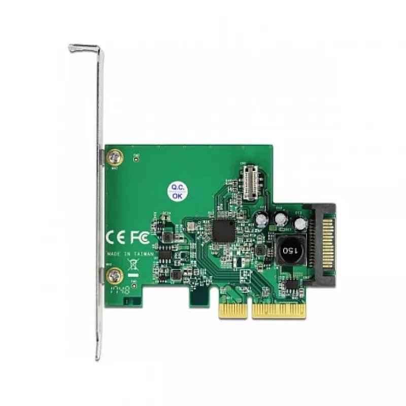 Karta DeLOCK PCI Express x4 na 1 wewnętrzny port USB 3.2 Gen 2 klucz B 20-pinowe gniazdo