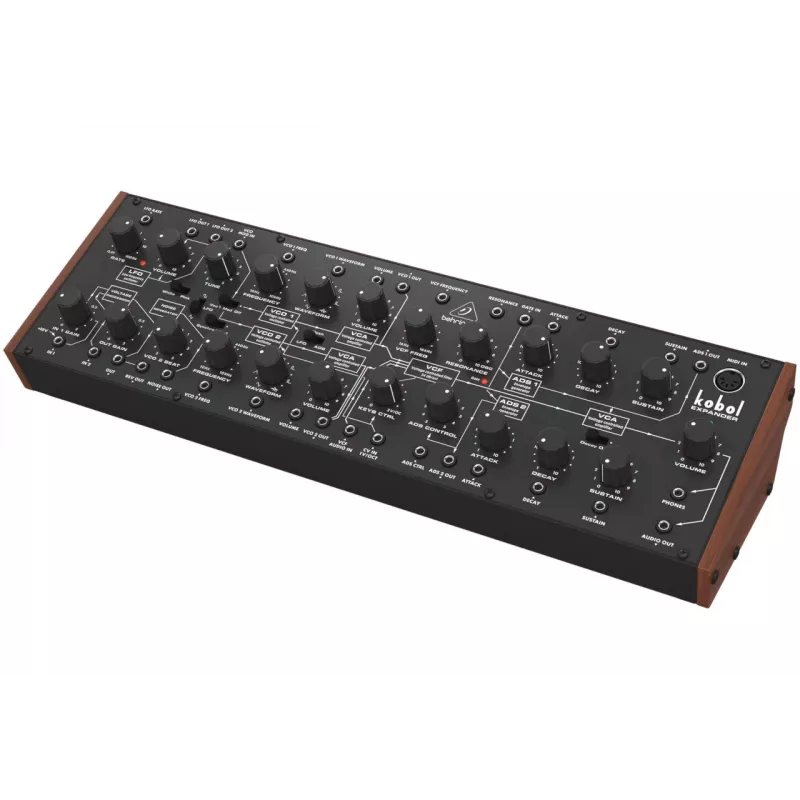 Moduł ekspandera analogowego syntezatora Behringer KOBOL — moduł ekspandera do montażu w racku