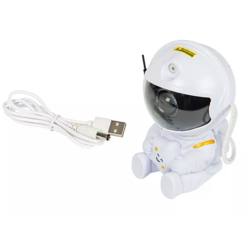 Lampka nocna LED z projektorem astronauty
