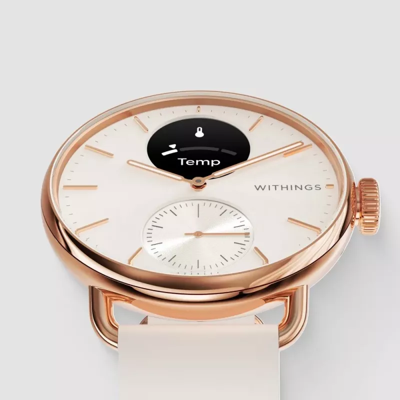 Withings ScanWatch 2 hybrydowy smartwatch z paskiem