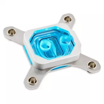 Blok wodny Aqua-Computer 21871 — konstrukcja acetal/aluminium, 94×94×22 mm