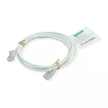 ROLINE GREEN UTP kabel krosowy Cat.6A (klasa EA), LSOH, cienki, niebieski, 0,15 m