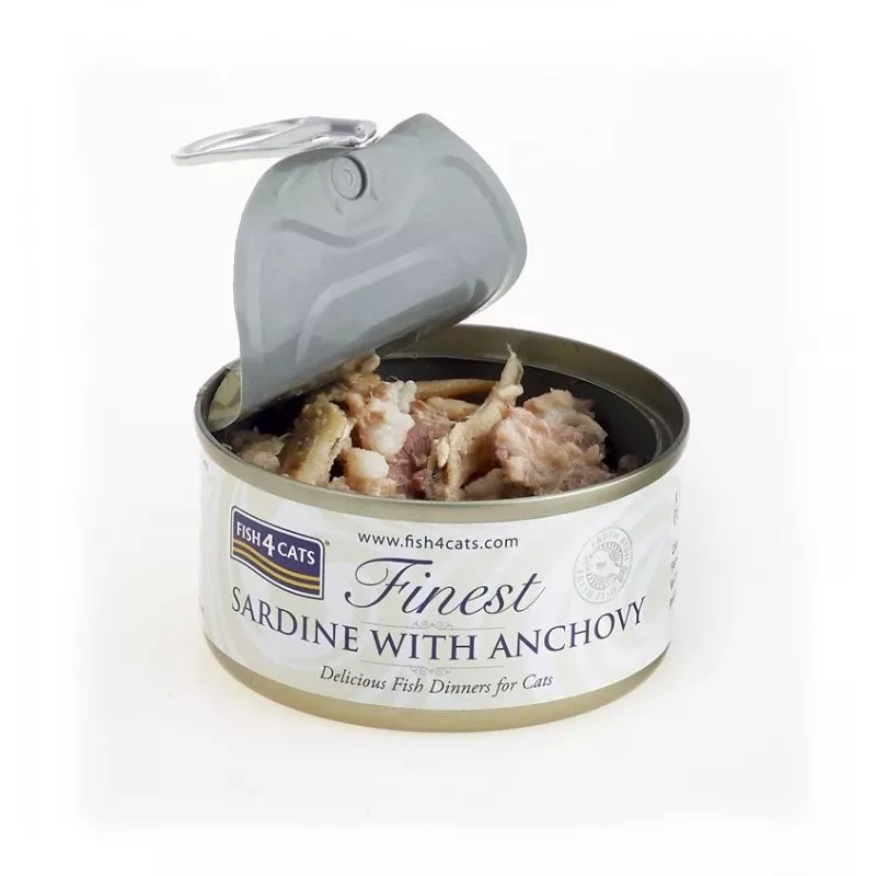 FISH4CATS Sardine with anchovy - mokra karma dla kota - 70g