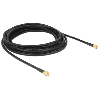 Kabel koncentryczny DeLOCK 88891 LMR195 5m Czarny