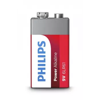 Bateria jednorazowa Philips Power Alkaline Battery 6LR61P1B/10