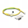 Uchwyt keystone 12-portowy uchylny do montażu w szafie 10-calowej i 19-calowej/na ścianie, DELOCK 67040, metal/tworzywo, srebrny, 77×222×27 mm