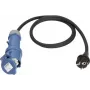 Kabel zasilający AS Schwabe 1,5 m H07RN-F 3G2,5 ze złączem CEE 16A i wtyczką Schuko 250V