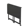 Maclean składany stół, czarny, mobilny, 100x50cm, maks. 50kg MC-1250 B