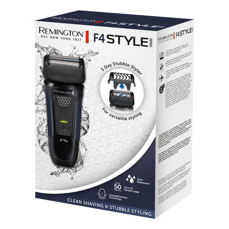 Remington Shaver F4 Style Series Wet & Dry czarny niebieski (F4002)