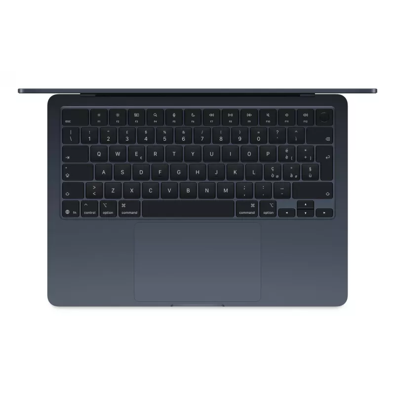 Apple MacBook Air 13 (2025), 24 GB, 512 GB, M4 (10-rdzeniowy CPU/10-rdzeniowy GPU), Midnight, zasilacz 35 W Dual USB-C, klawiatura niemiecka, MC6C4D/A