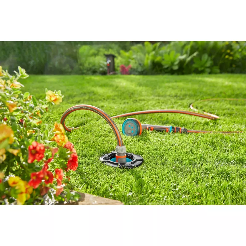 Okrągły zraszacz wodny Gardena 8270-20 z tworzywa sztucznego, czarny