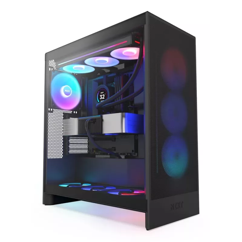 NZXT H7 Flow RGB Midi Tower Czarny