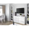 szafka ekspozycyjna top e shop W40 PAFOS BIA — biała płyta wiórowa, 290×400×2000 mm