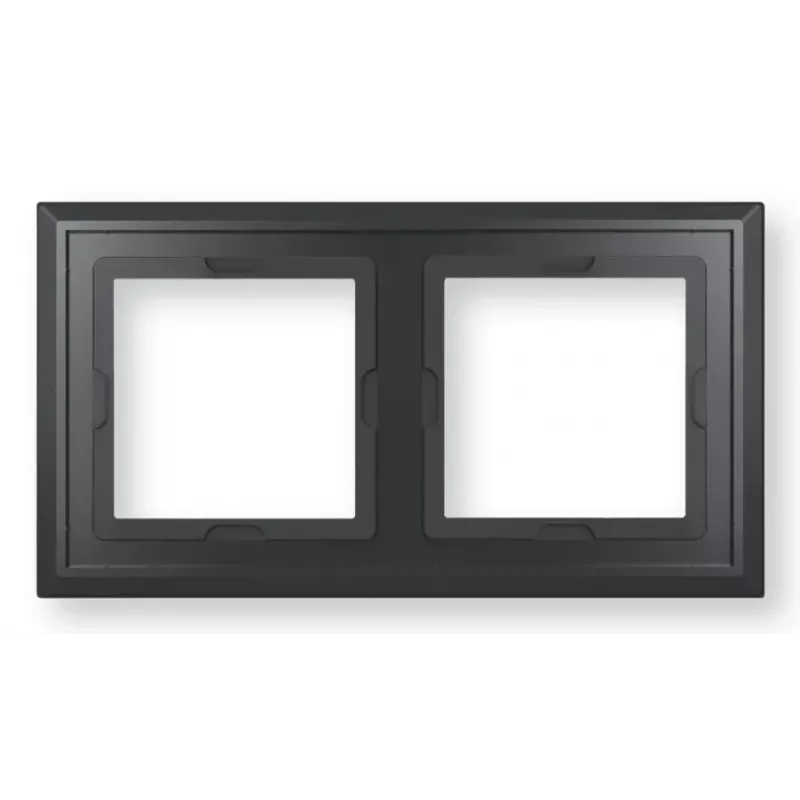 eQ-3 Homematic IP ramka szklana 2-krotna, czarna (162149A1)