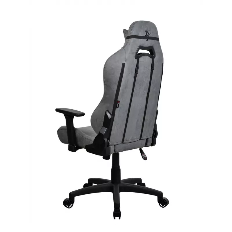 Fotel gamingowy Arozzi Torretta SuperSoft Anthracite — ergonomiczny design, regulowane podłokietniki, odchylane oparcie