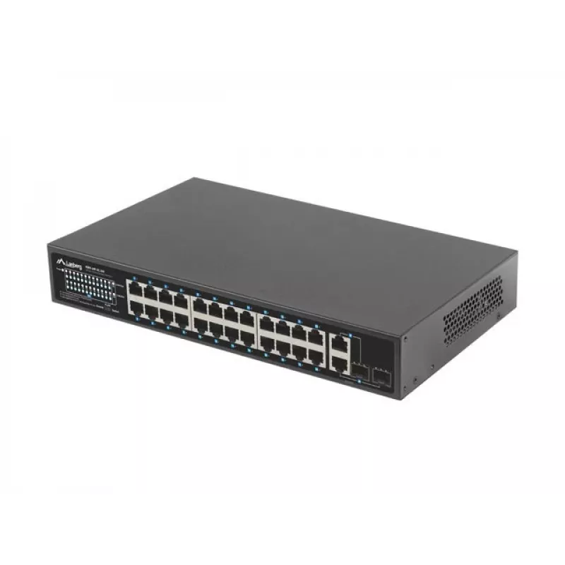 Przełącznik sieciowy Lanberg RSFE-24P-2C-250 Niezarządzalny Gigabit Ethernet (10/100/1000)