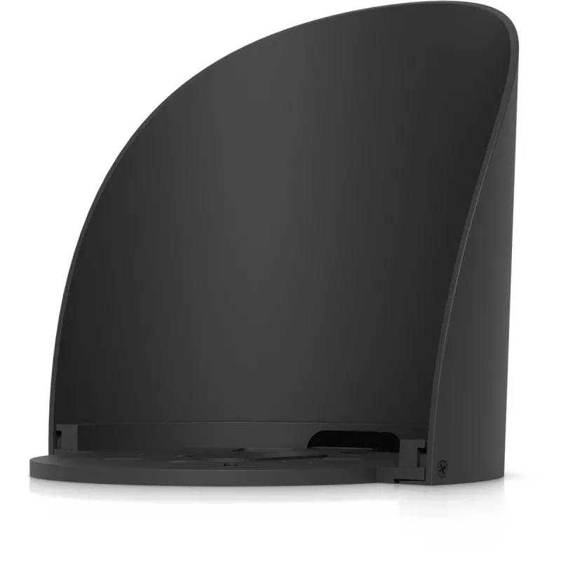 Akcesorium do kamery Ubiquiti G6 Dome chroniące przed warunkami atmosferycznymi podczas instalacji na zewnątrz na ścianie lub słupie. (UACC-G6-DOME-WS-B)