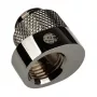 Adapter BitsPower X-Cross G1/4 cala męski na G1/4 cala żeński, przesunięcie 5 mm, błyszcząca czerń