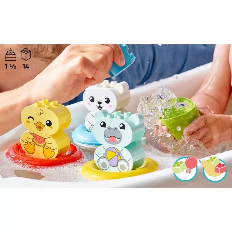 LEGO DUPLO 10965 ZABAWA W KĄPIELI: PŁYWAJĄCY ZWIERZĘCY POCIĄG