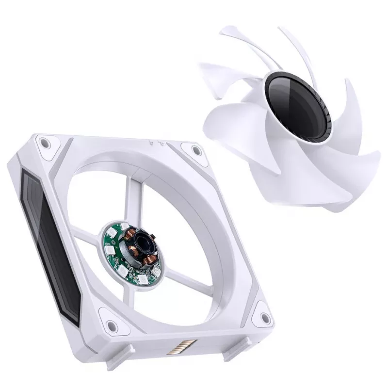 Wentylator chłodzący Jonsbo ZL-120W PWM ARGB 120mm Biały — 120 mm, PWM, ARGB