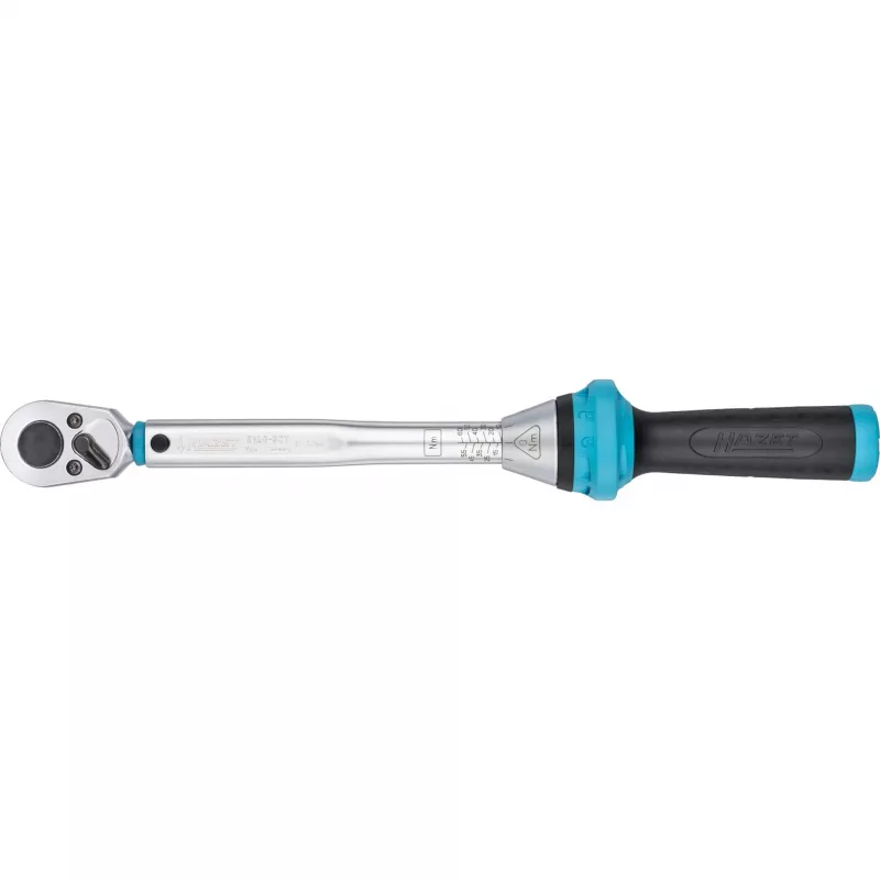 HAZET 5120-3CT - Klucz dynamometryczny z grzechotką - Mechaniczny - 1/4 - 1 - 9 Nm - 4% - Czarny/Niebieski (5120-3CT)